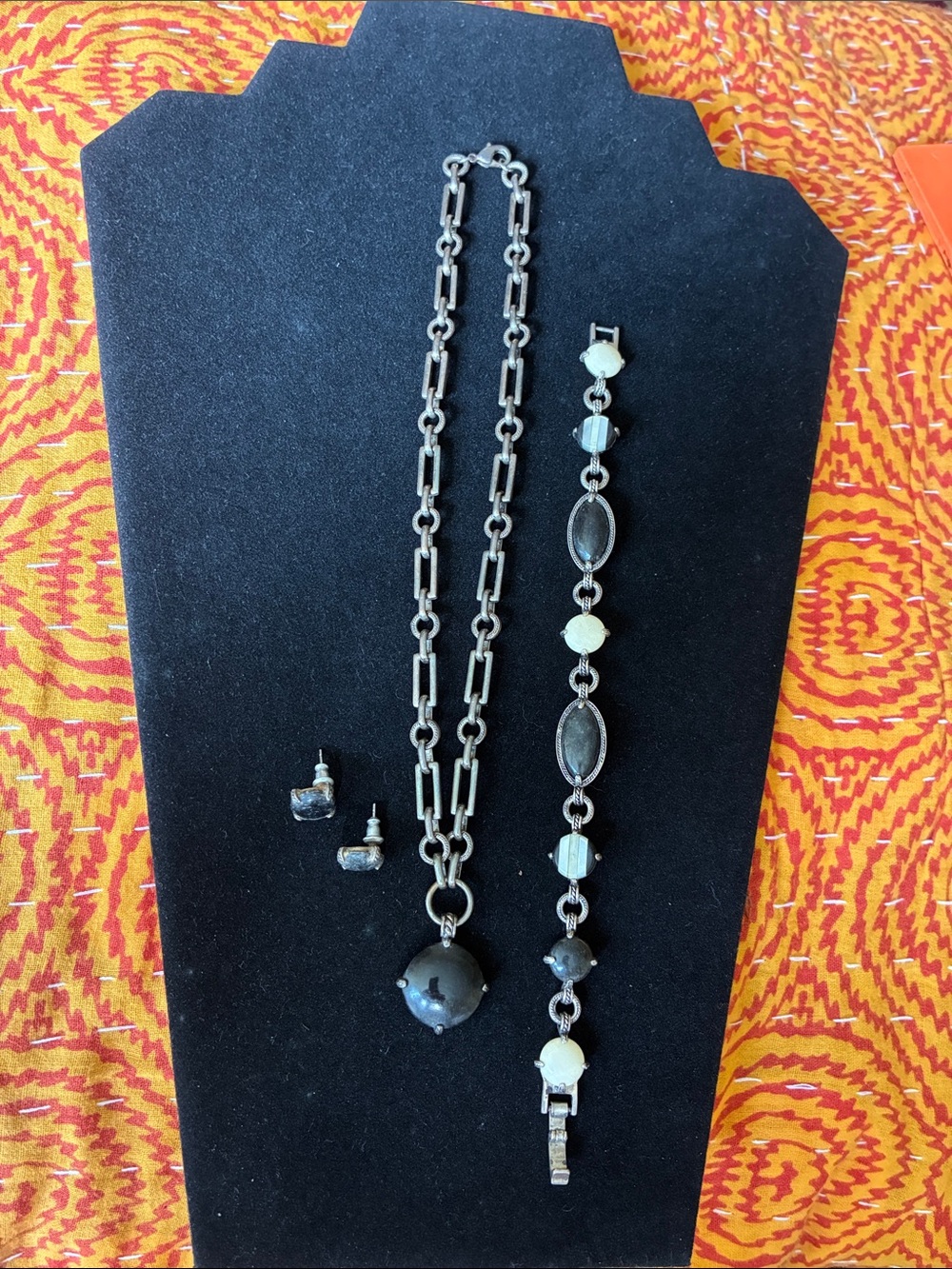 Monet.necklace with matching bracelet and earrings